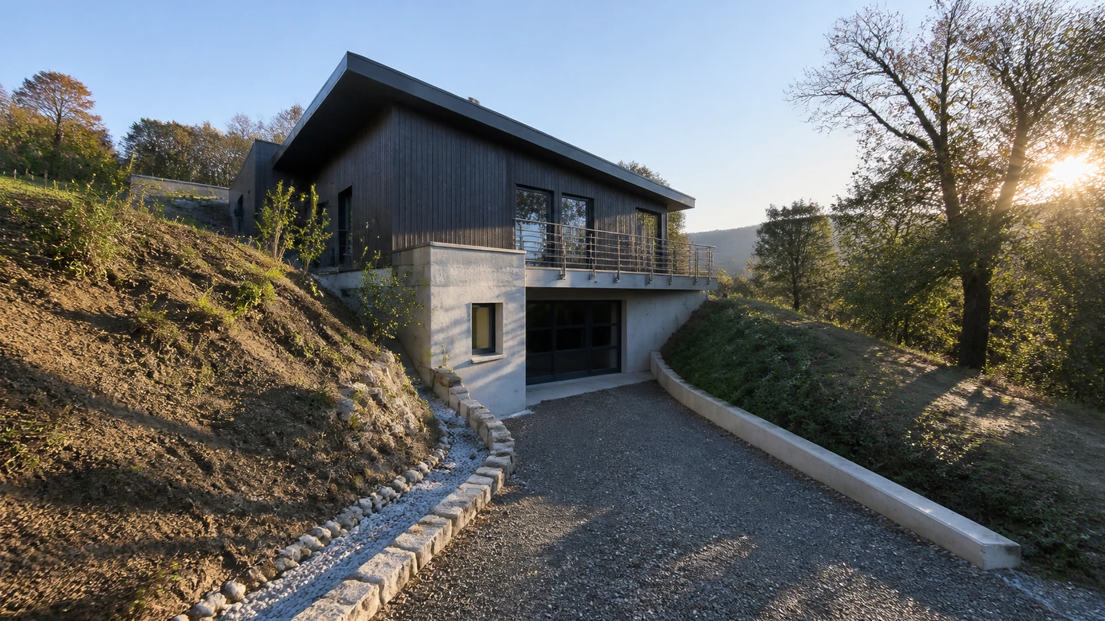 Maison avec sous-sol semi-enterré : avantages et vigilances — photo 1